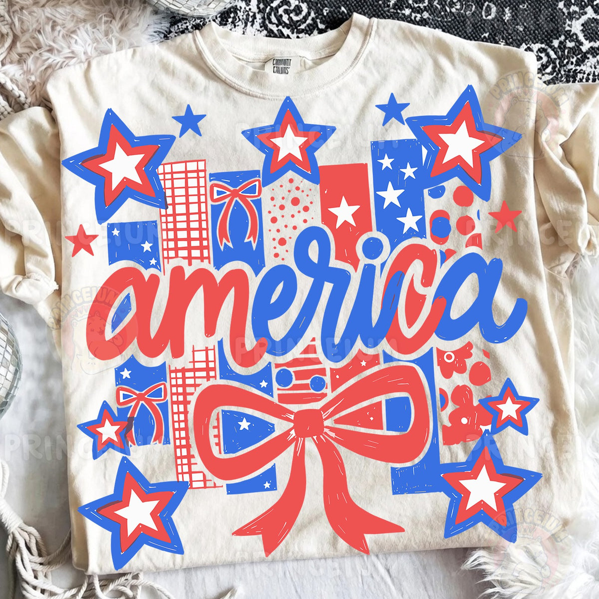 Patriotic America Bow