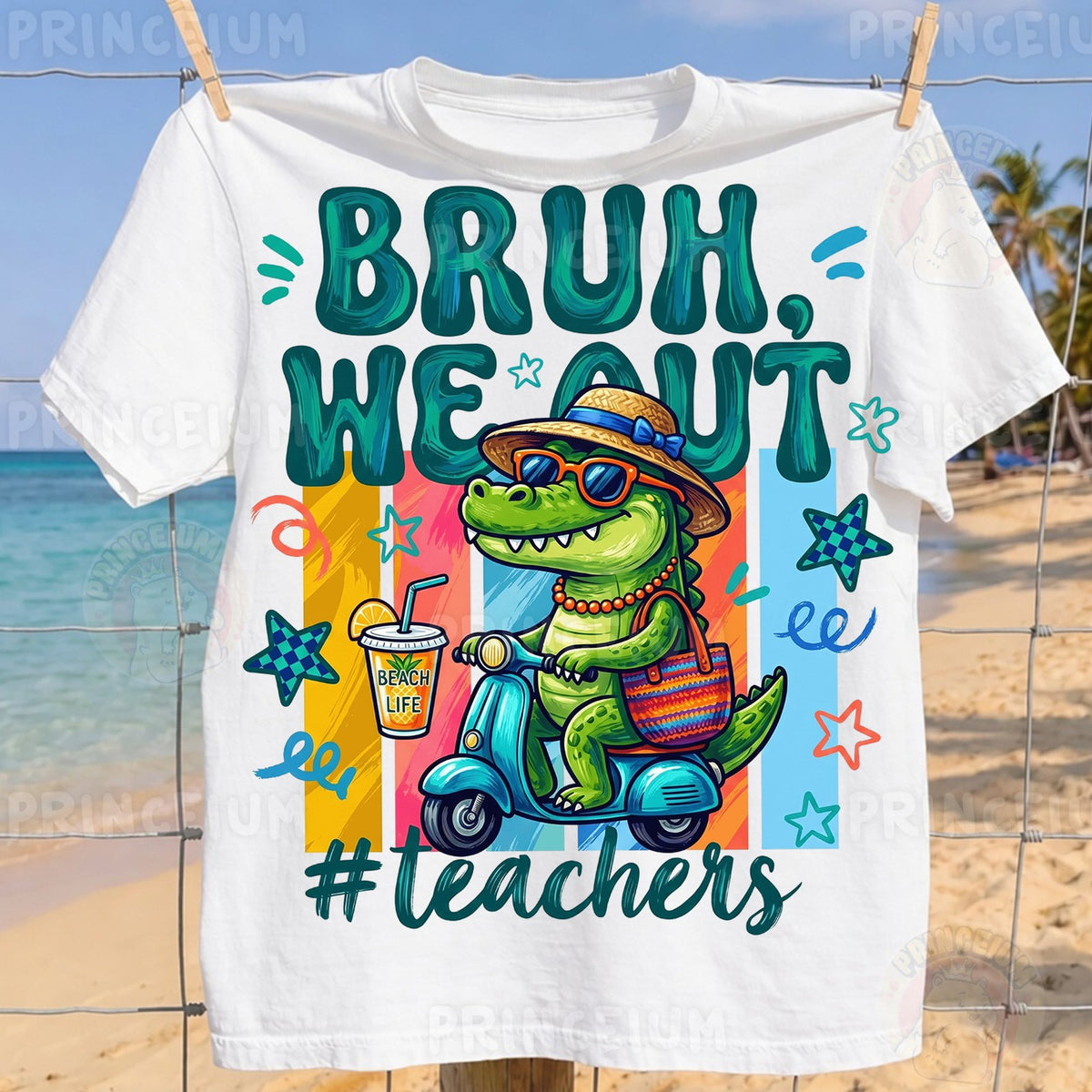 Bruh We Out Beach Gator