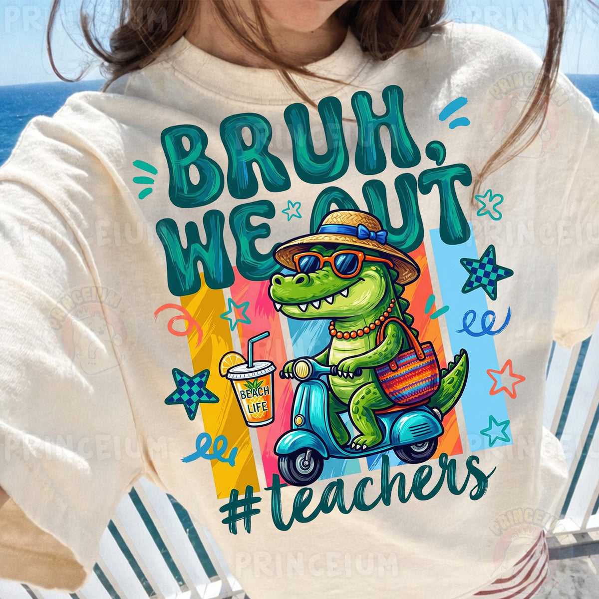 Bruh We Out Beach Gator