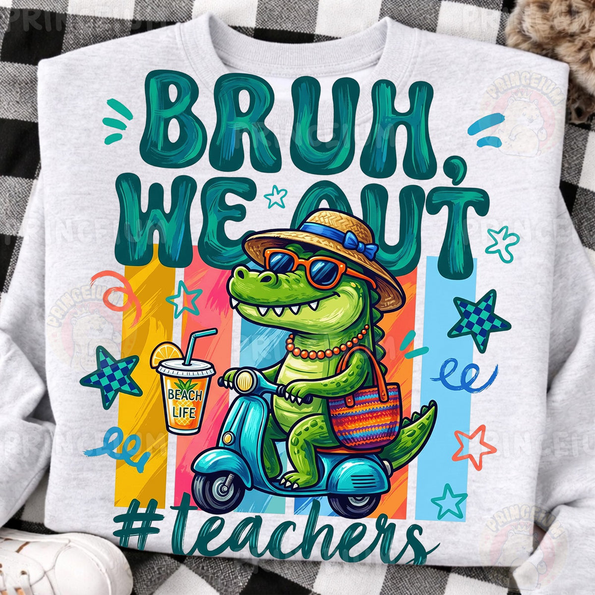 Bruh We Out Beach Gator