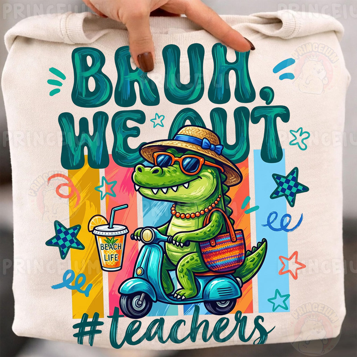 Bruh We Out Beach Gator