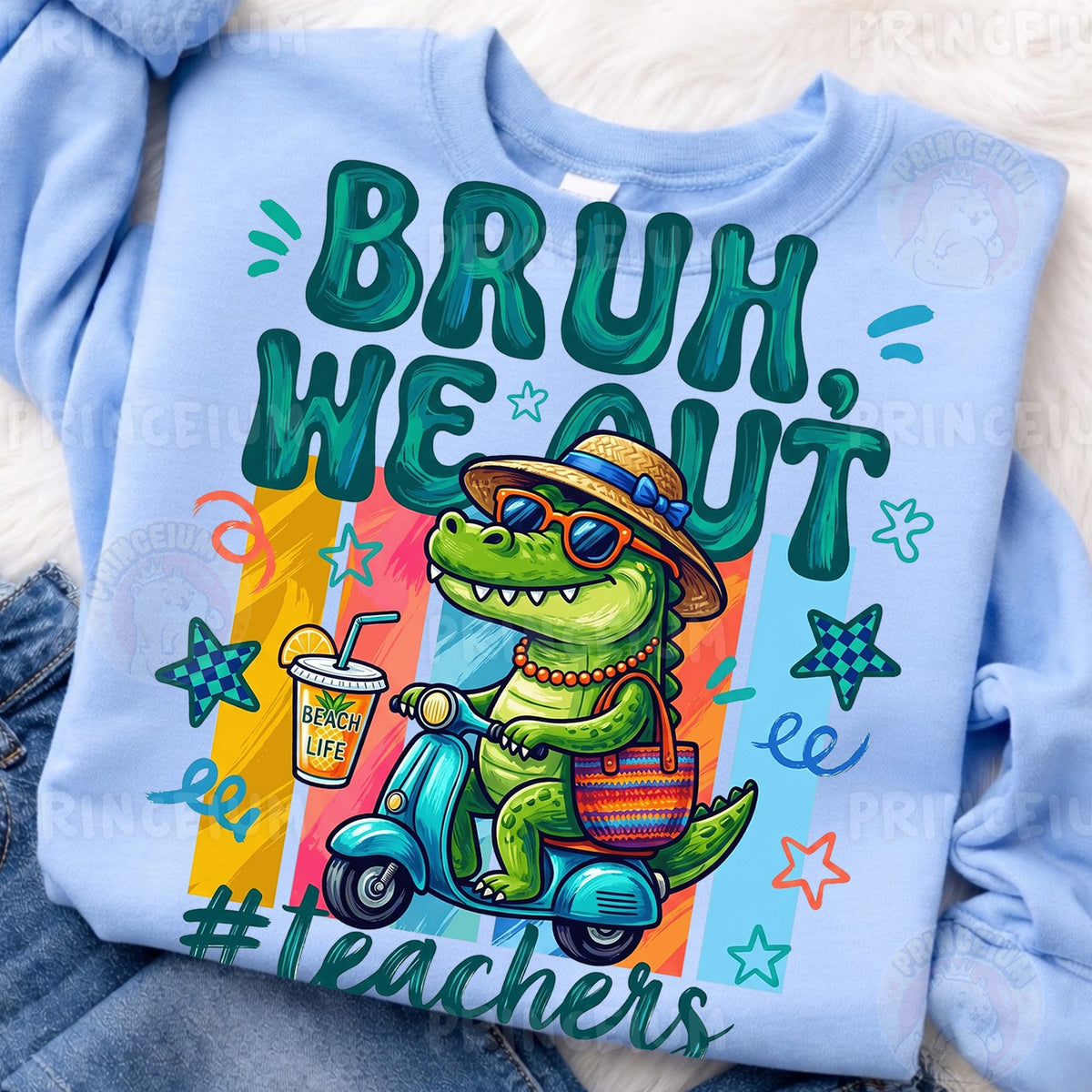 Bruh We Out Beach Gator