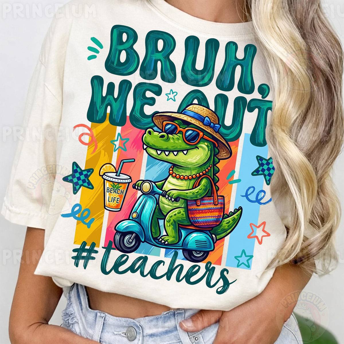 Bruh We Out Beach Gator