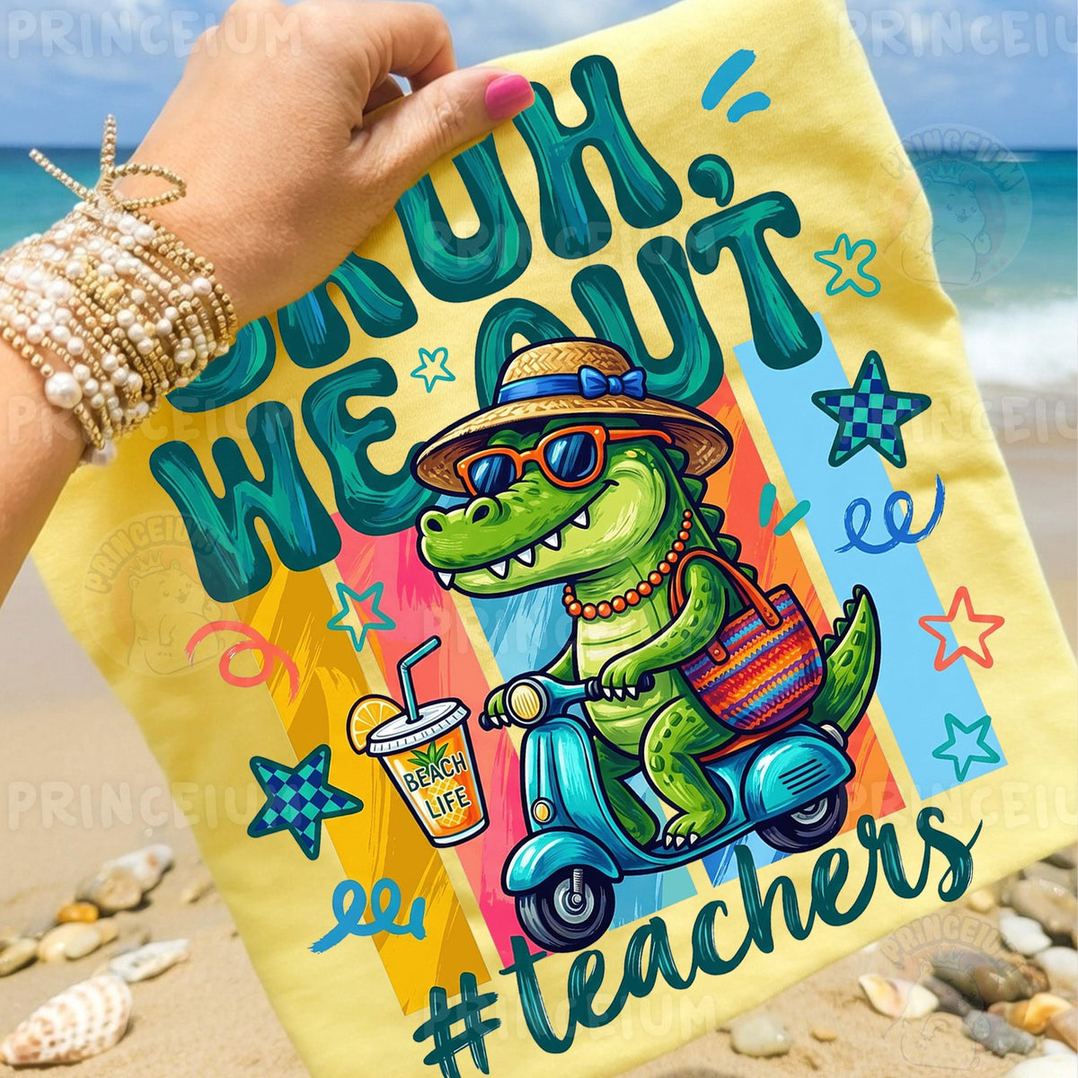 Bruh We Out Beach Gator
