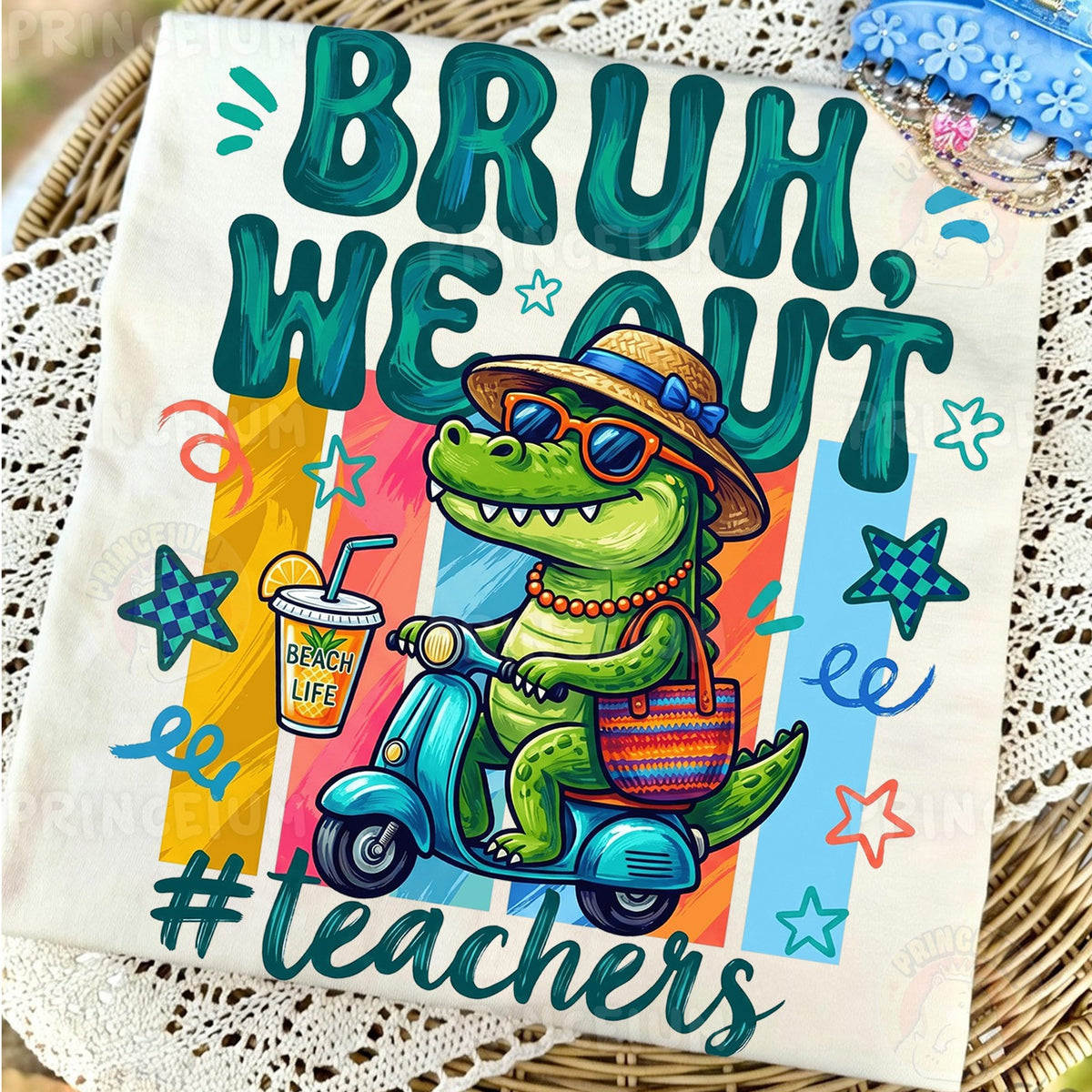 Bruh We Out Beach Gator