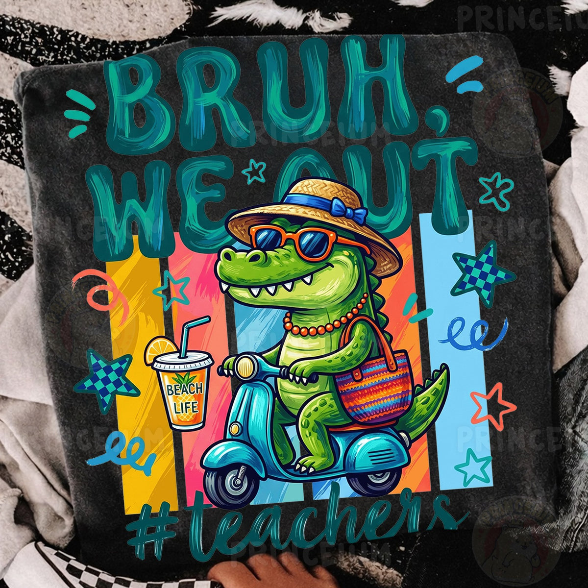 Bruh We Out Beach Gator