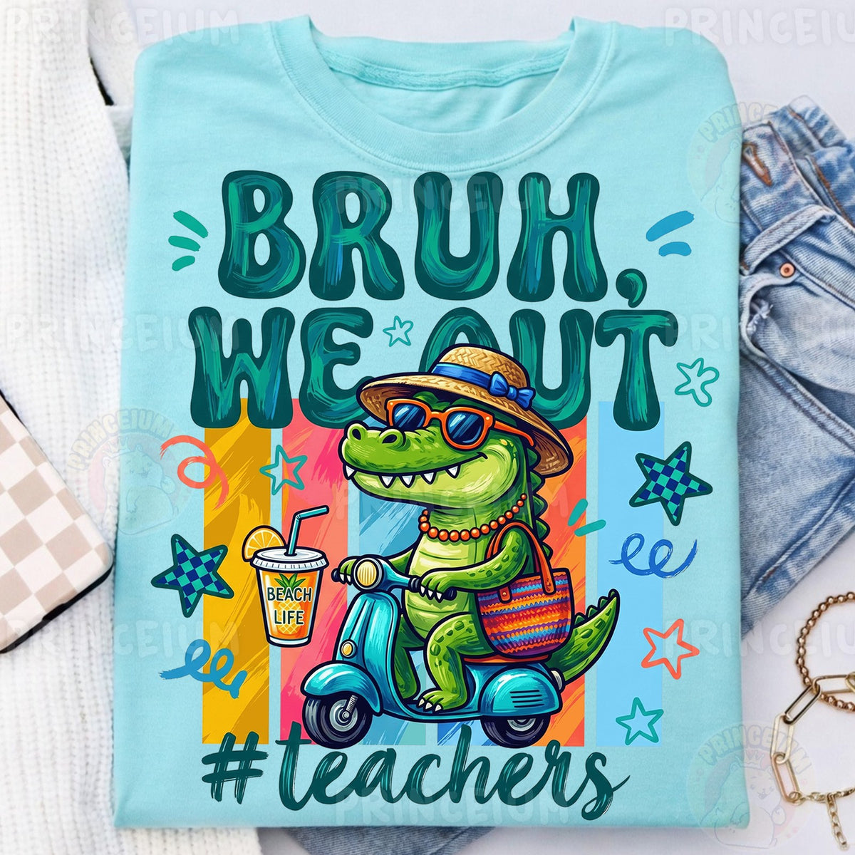 Bruh We Out Beach Gator