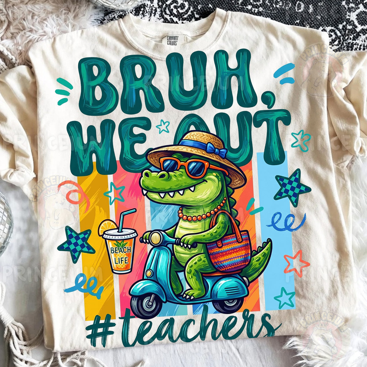 Bruh We Out Beach Gator