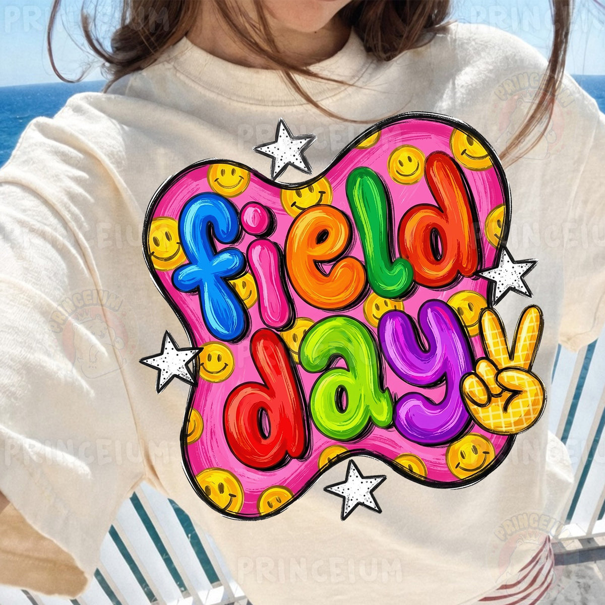 Groovy Field Day Smiley