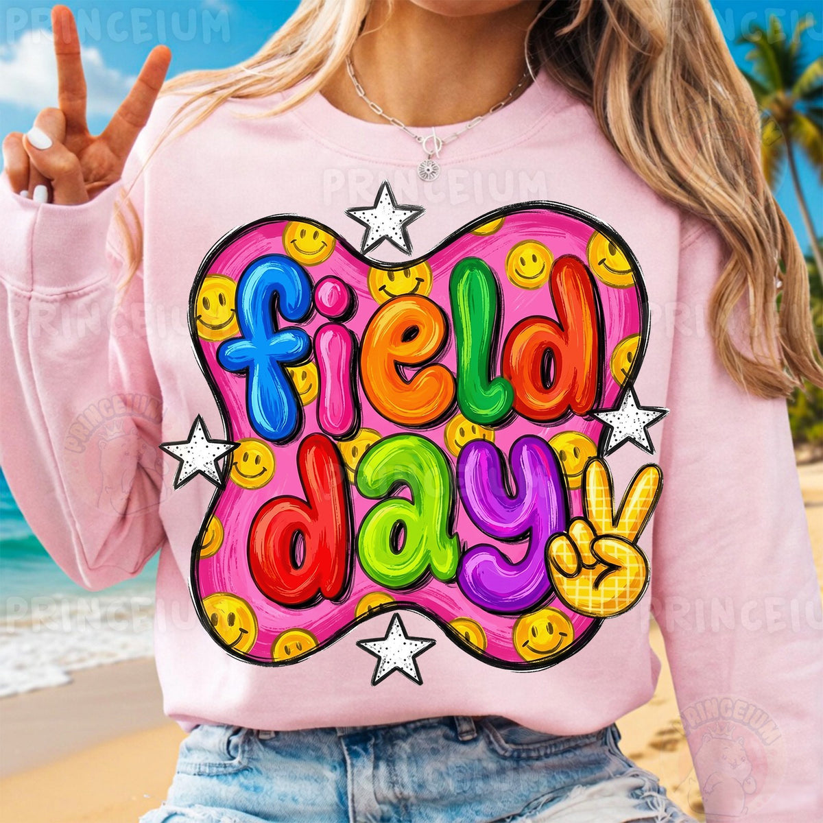 Groovy Field Day Smiley