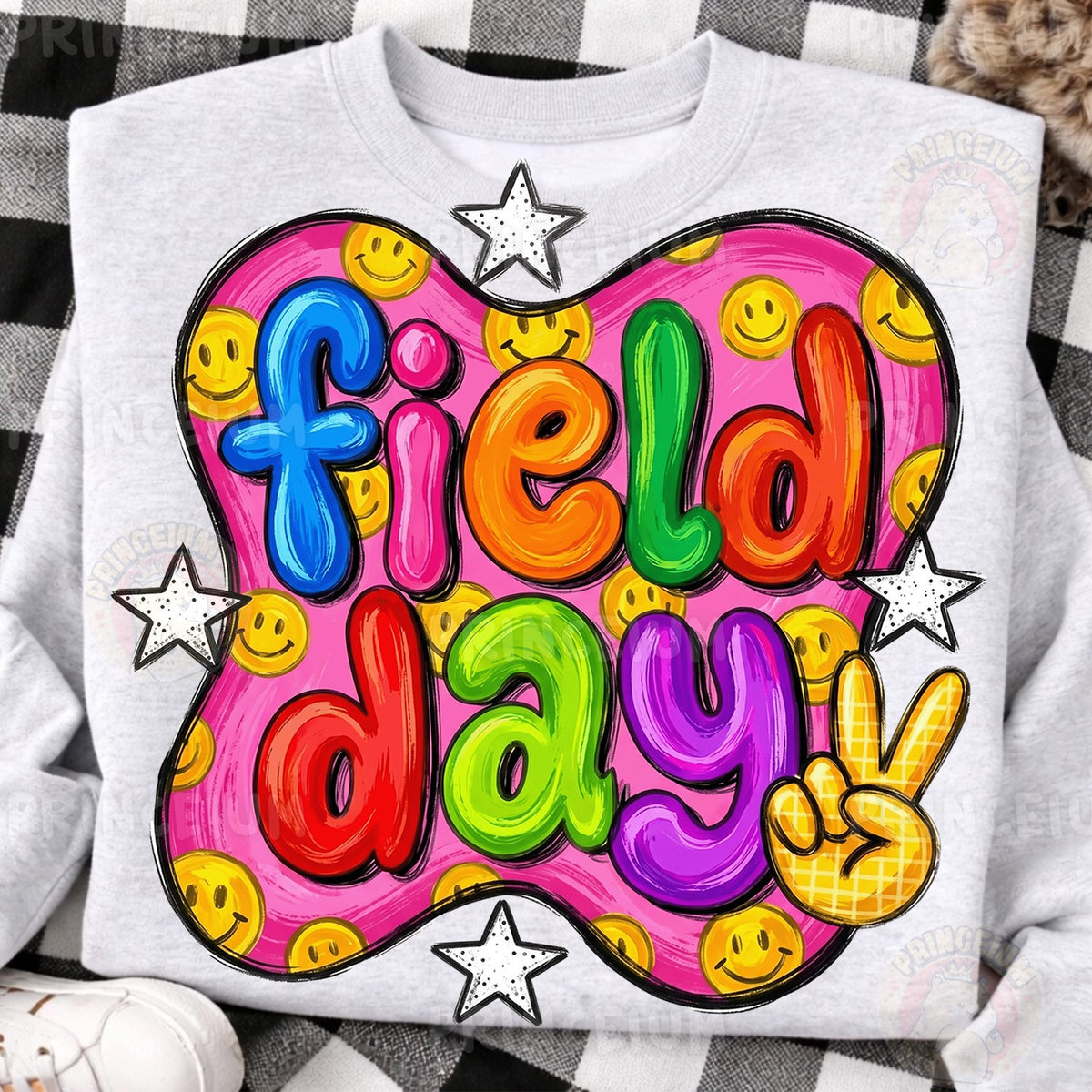 Groovy Field Day Smiley