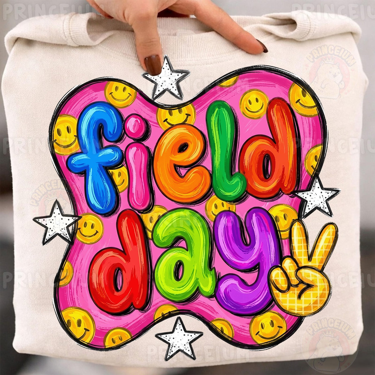 Groovy Field Day Smiley