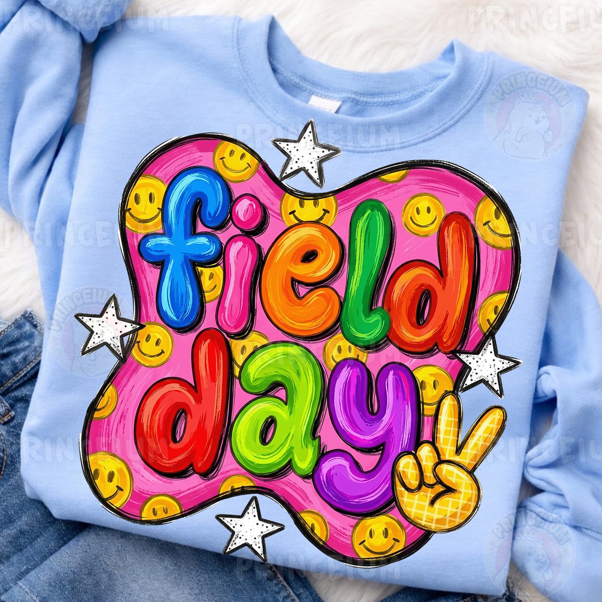 Groovy Field Day Smiley