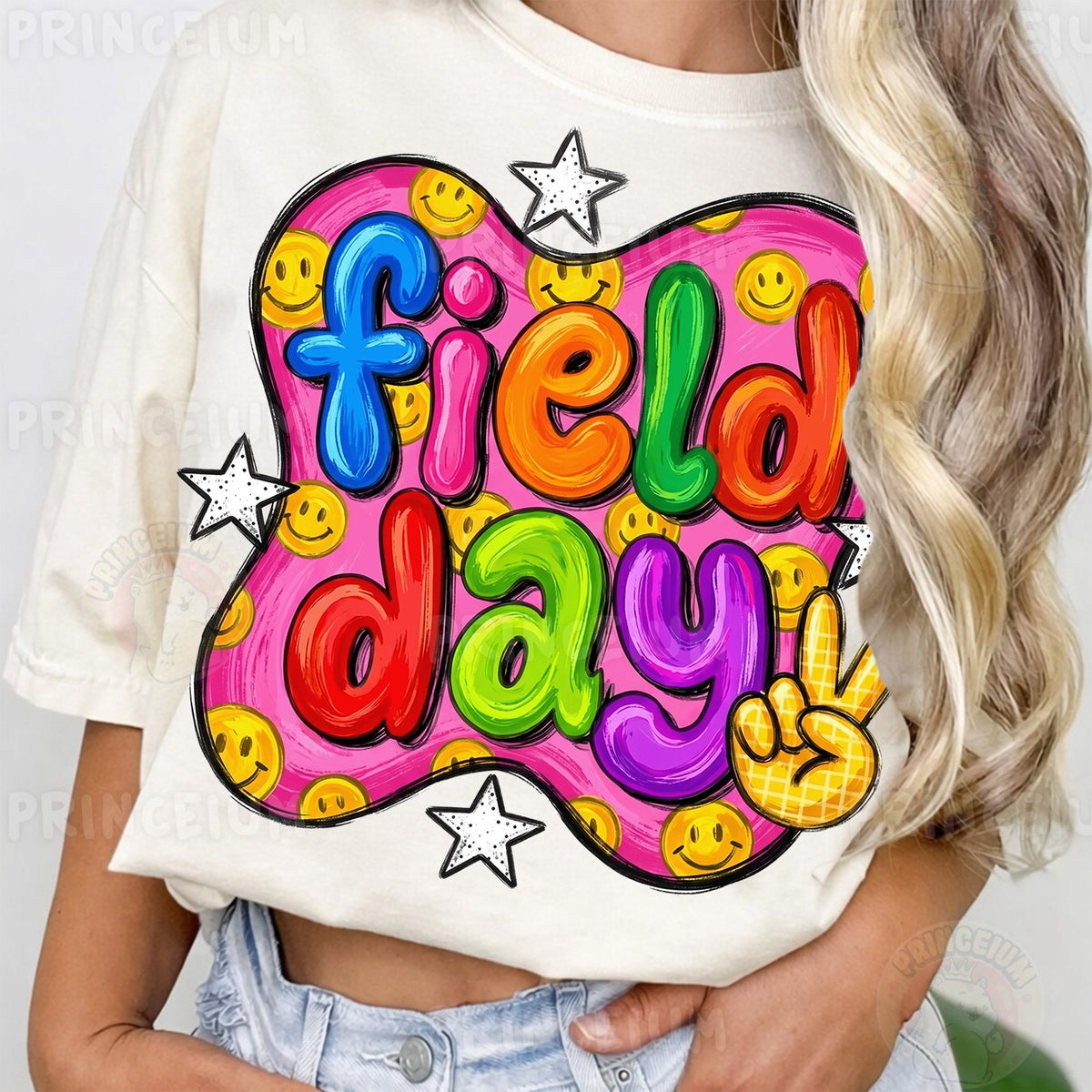 Groovy Field Day Smiley