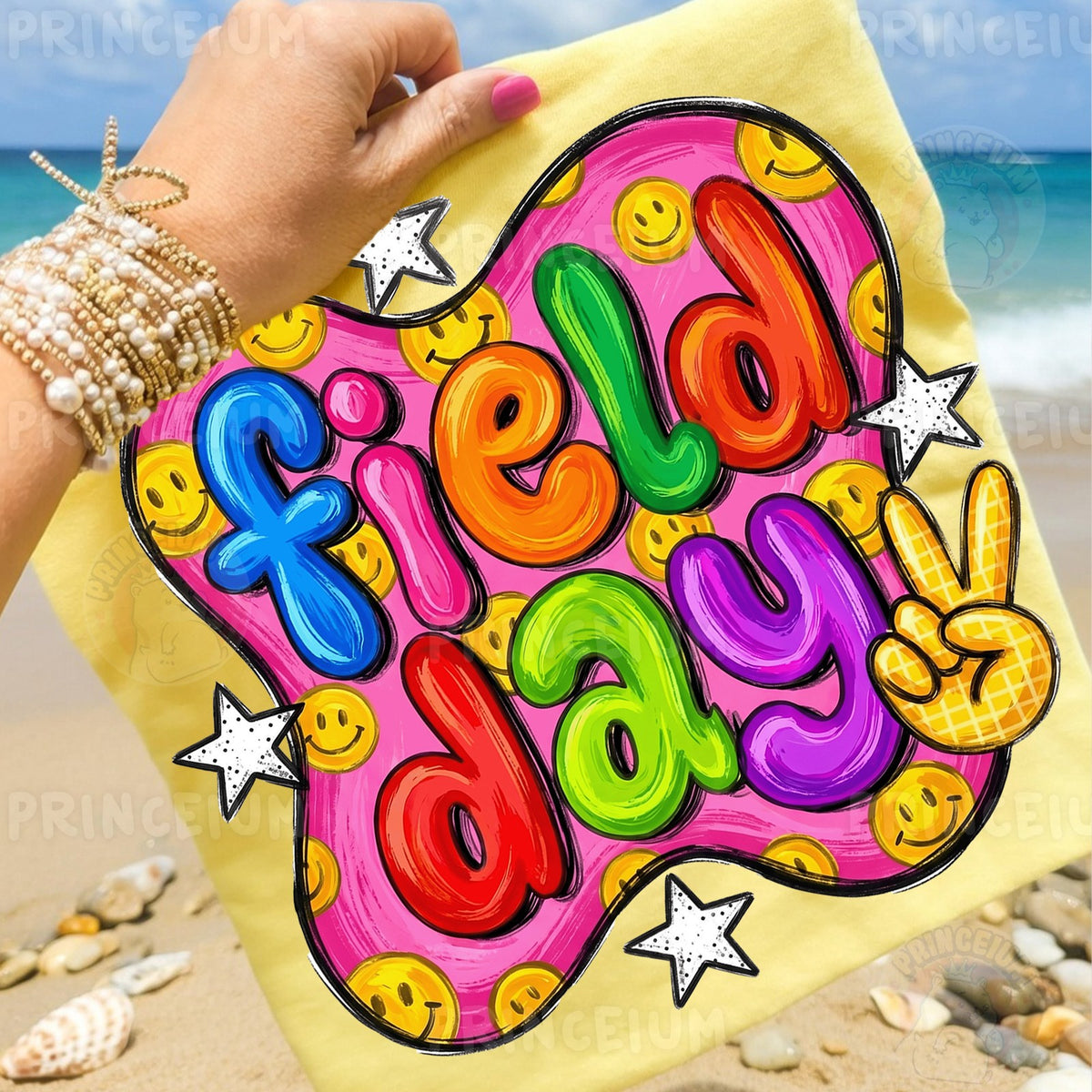 Groovy Field Day Smiley