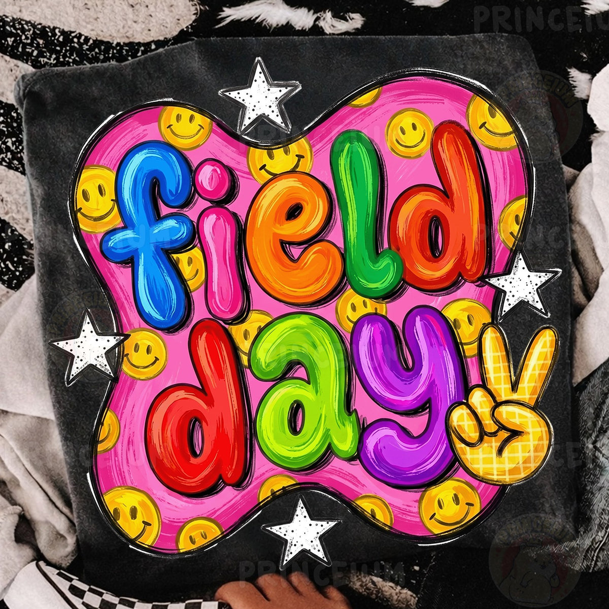 Groovy Field Day Smiley