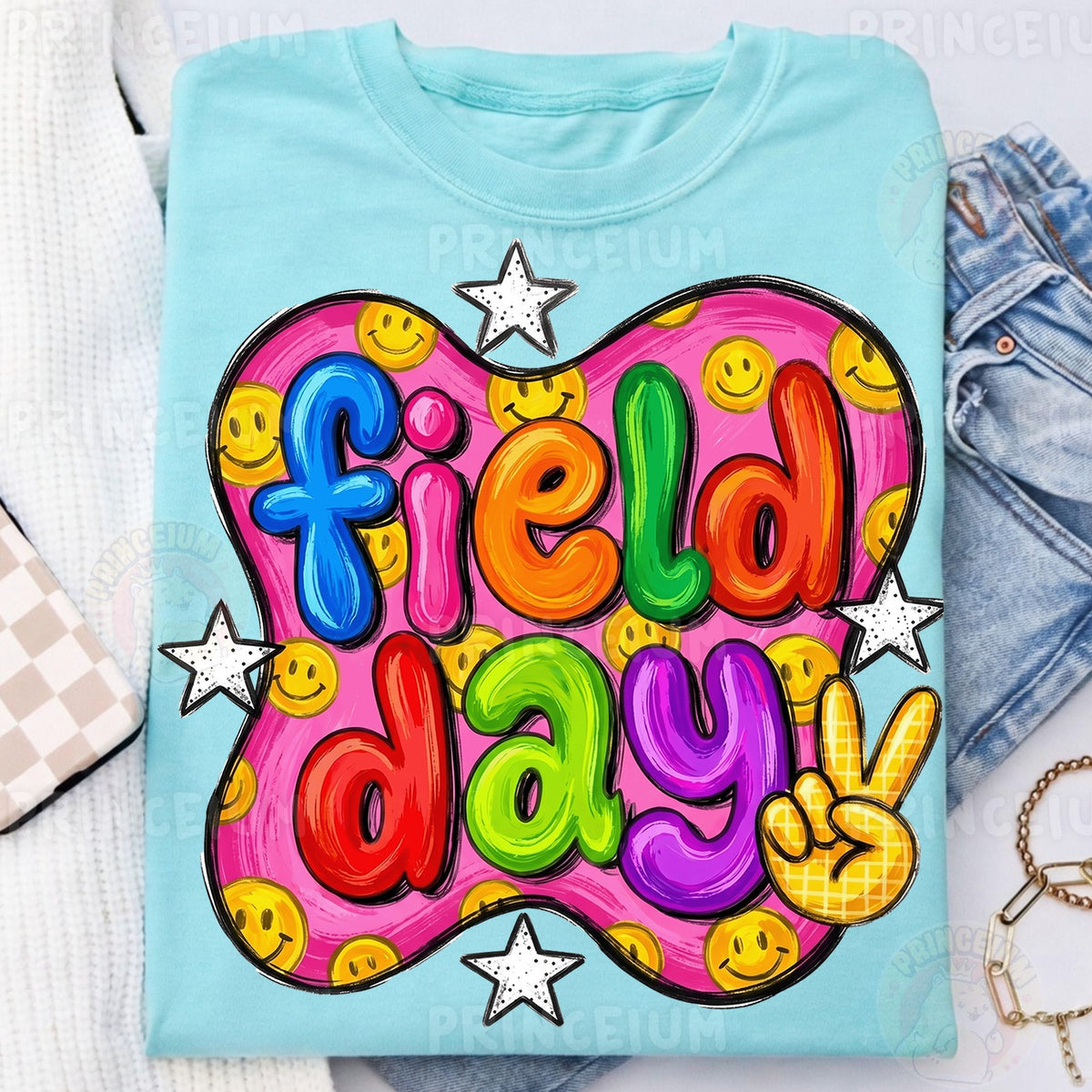 Groovy Field Day Smiley