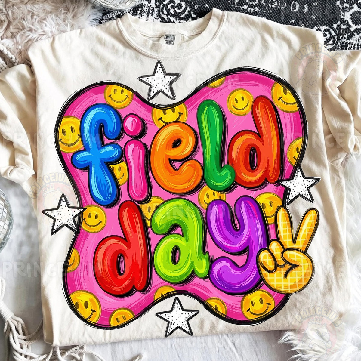 Groovy Field Day Smiley