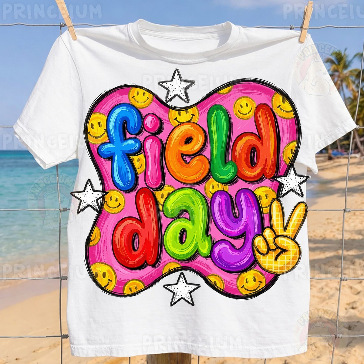 Groovy Field Day Smiley