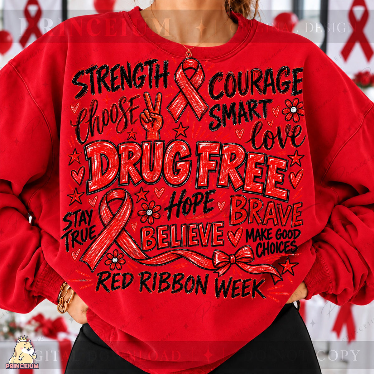 Red Ribbon Week Drug Free