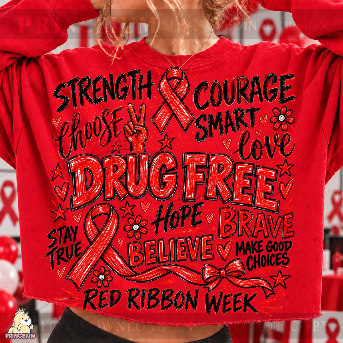 Red Ribbon Week Drug Free