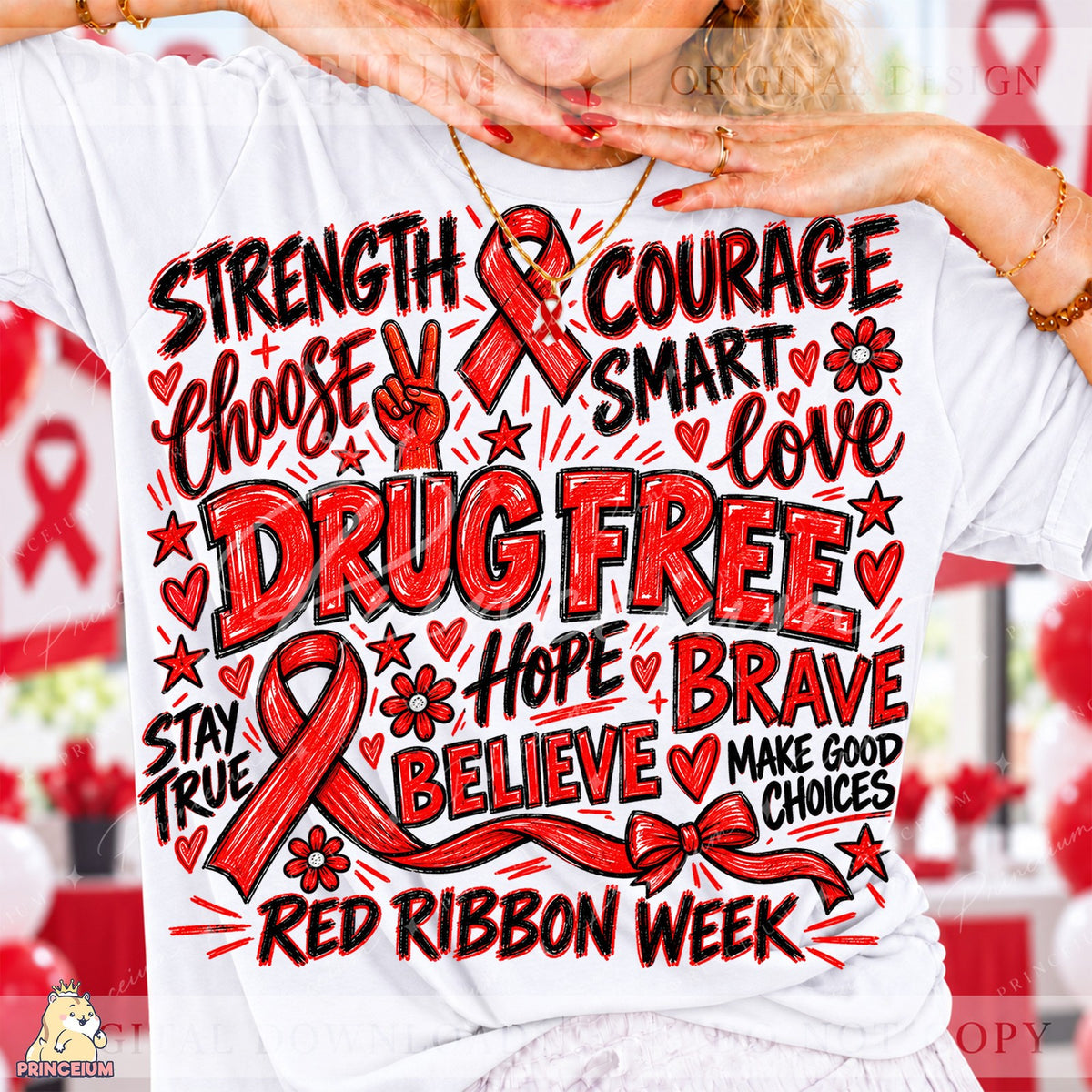 Red Ribbon Week Drug Free