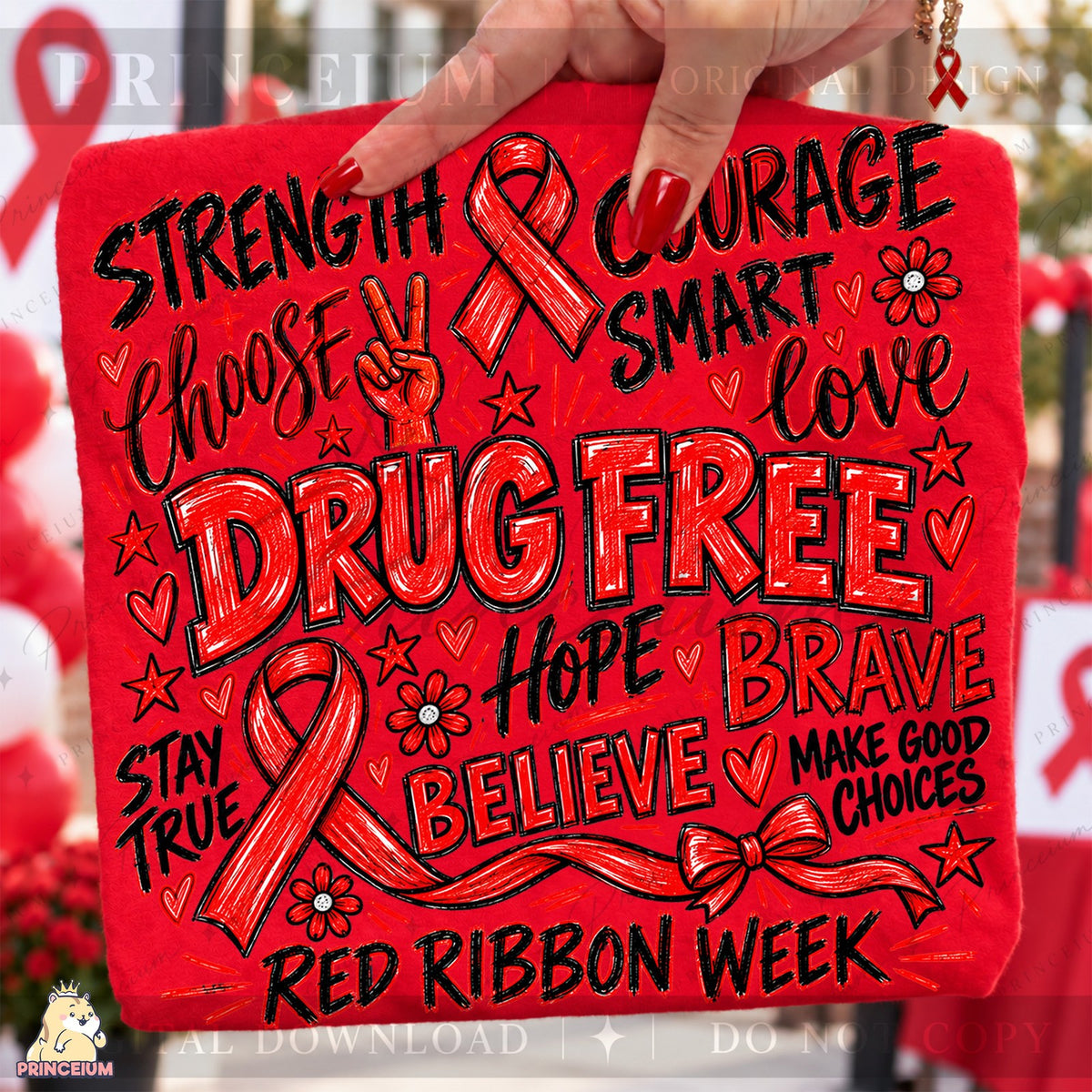 Red Ribbon Week Drug Free