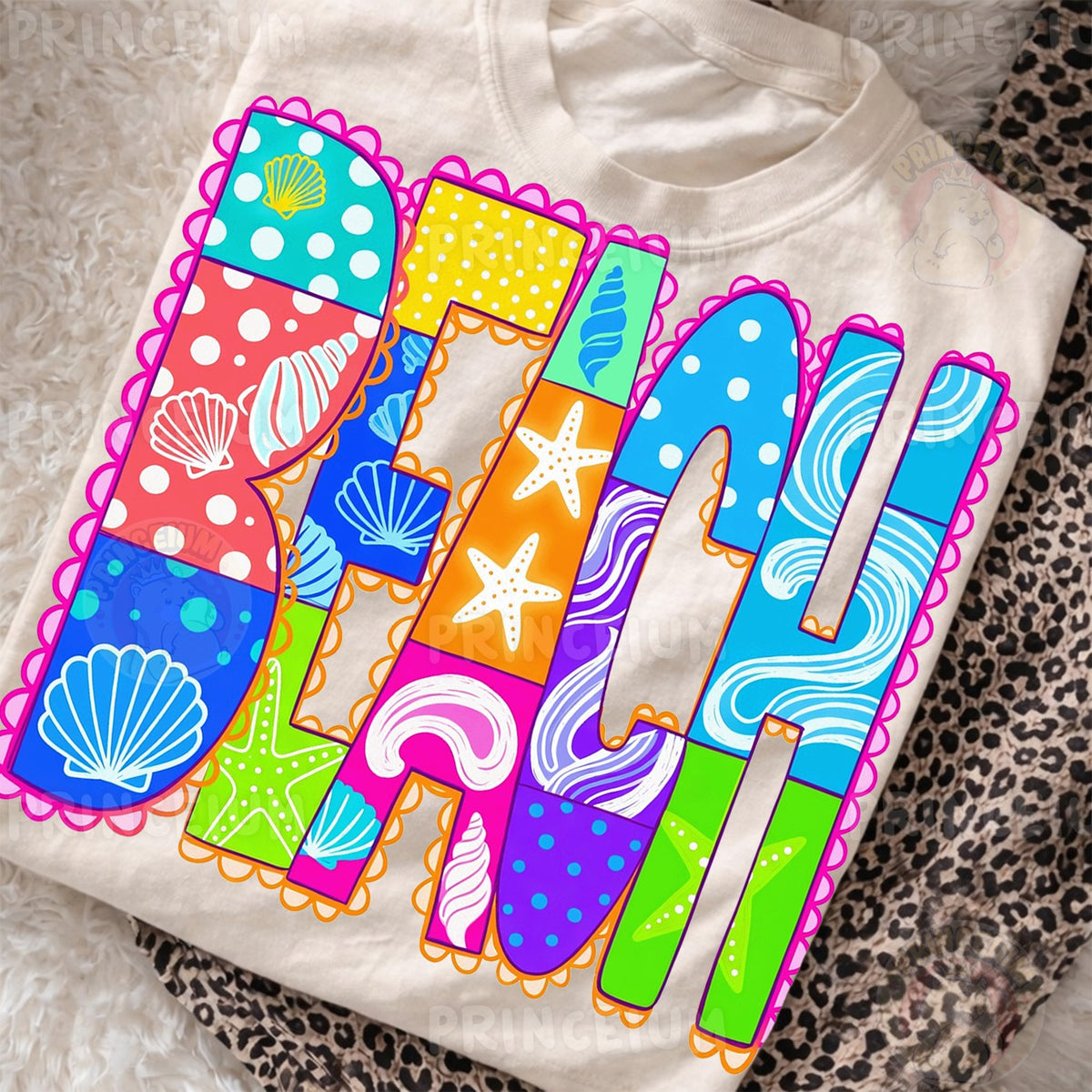 Colorful Patchwork Beach