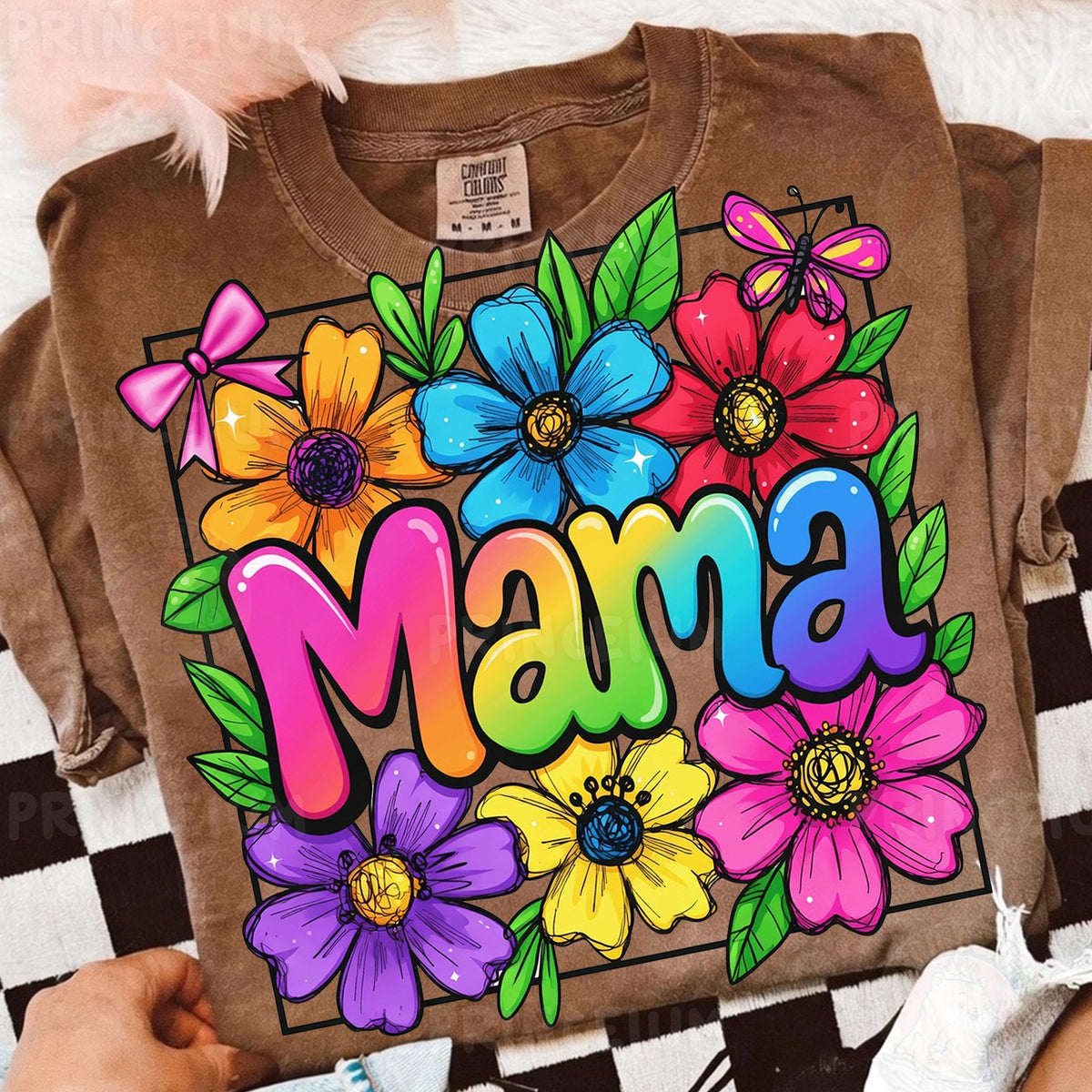 Rainbow Floral Mama