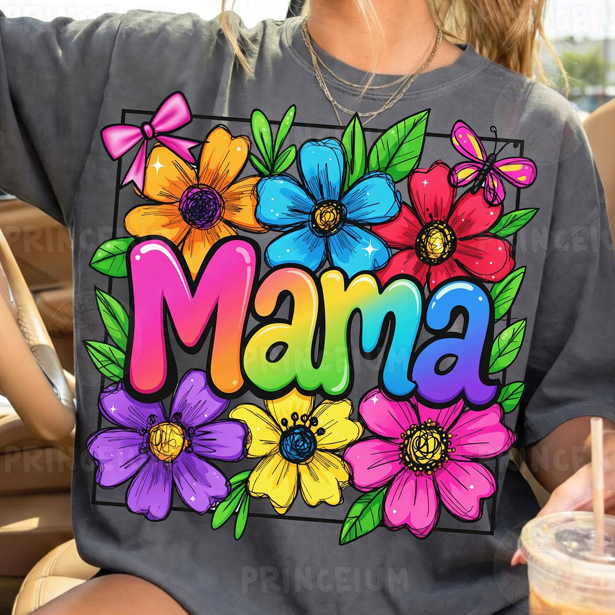 Rainbow Floral Mama