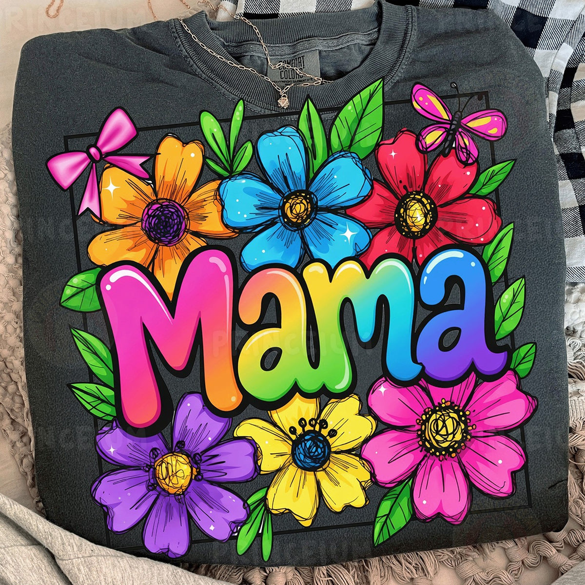 Rainbow Floral Mama