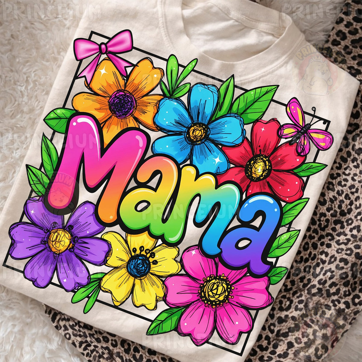 Rainbow Floral Mama