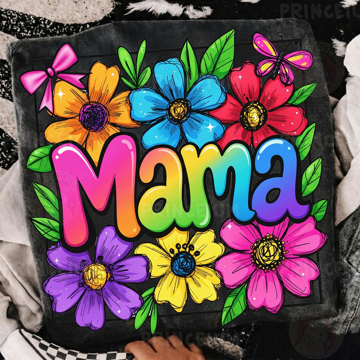 Rainbow Floral Mama