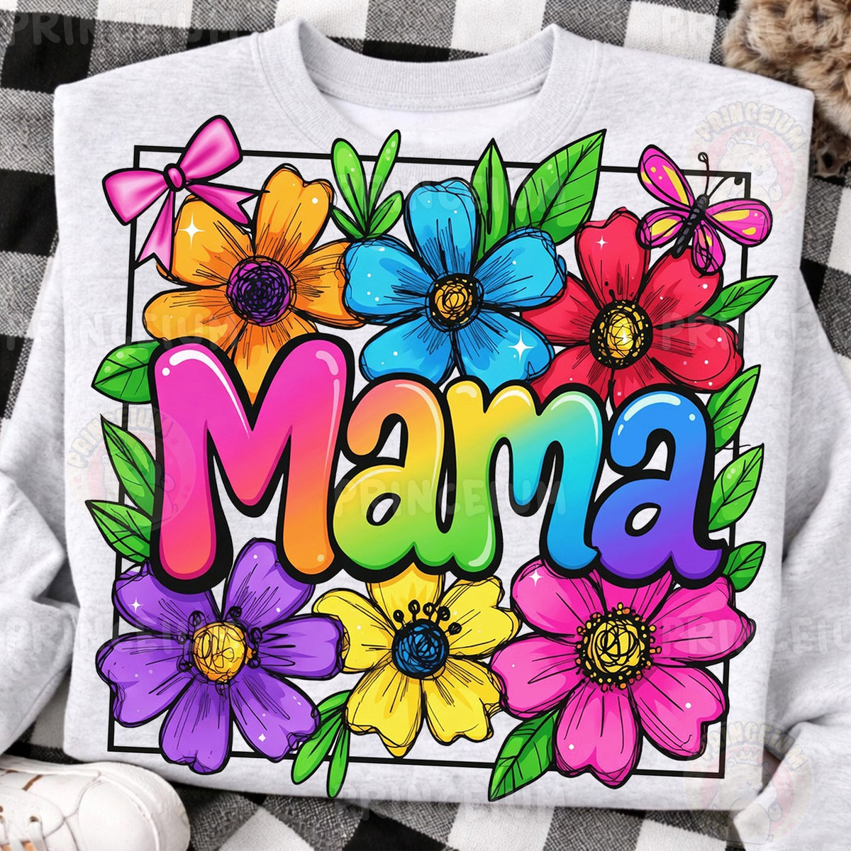Rainbow Floral Mama