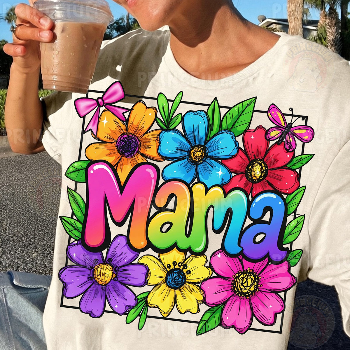 Rainbow Floral Mama