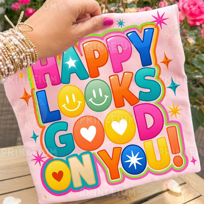 Happy Looks Good On You