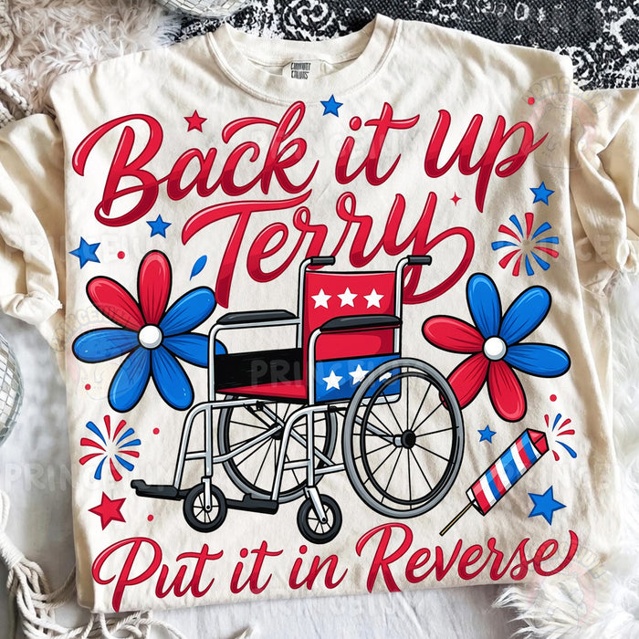 Back It Up Terry Fourth of July