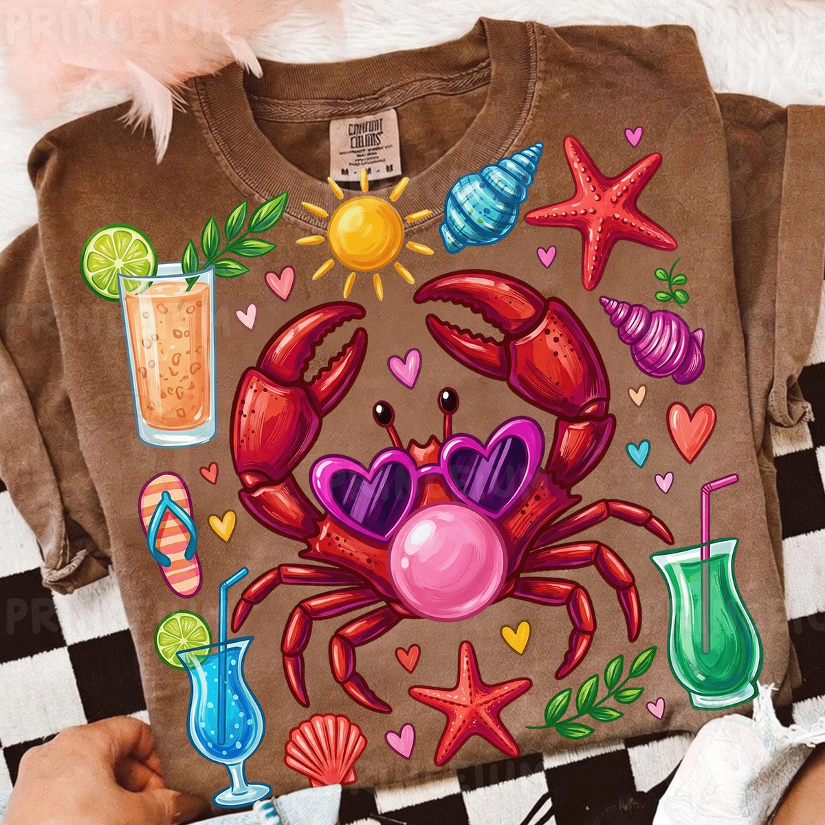 Bubblegum Crab Beach Vibes