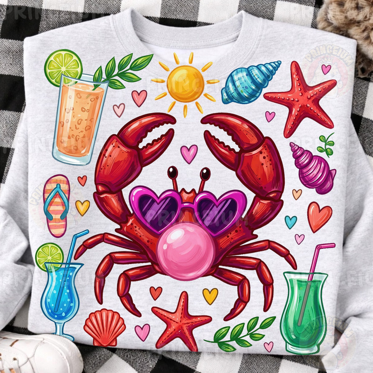 Bubblegum Crab Beach Vibes