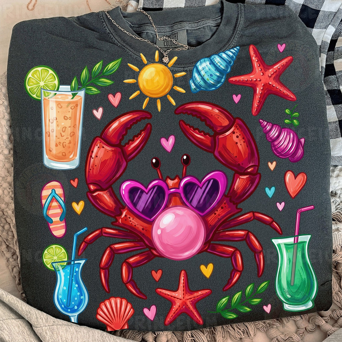 Bubblegum Crab Beach Vibes