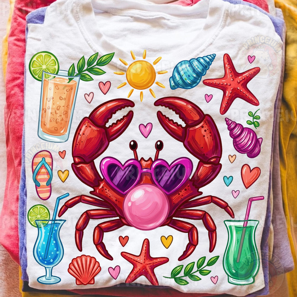 Bubblegum Crab Beach Vibes