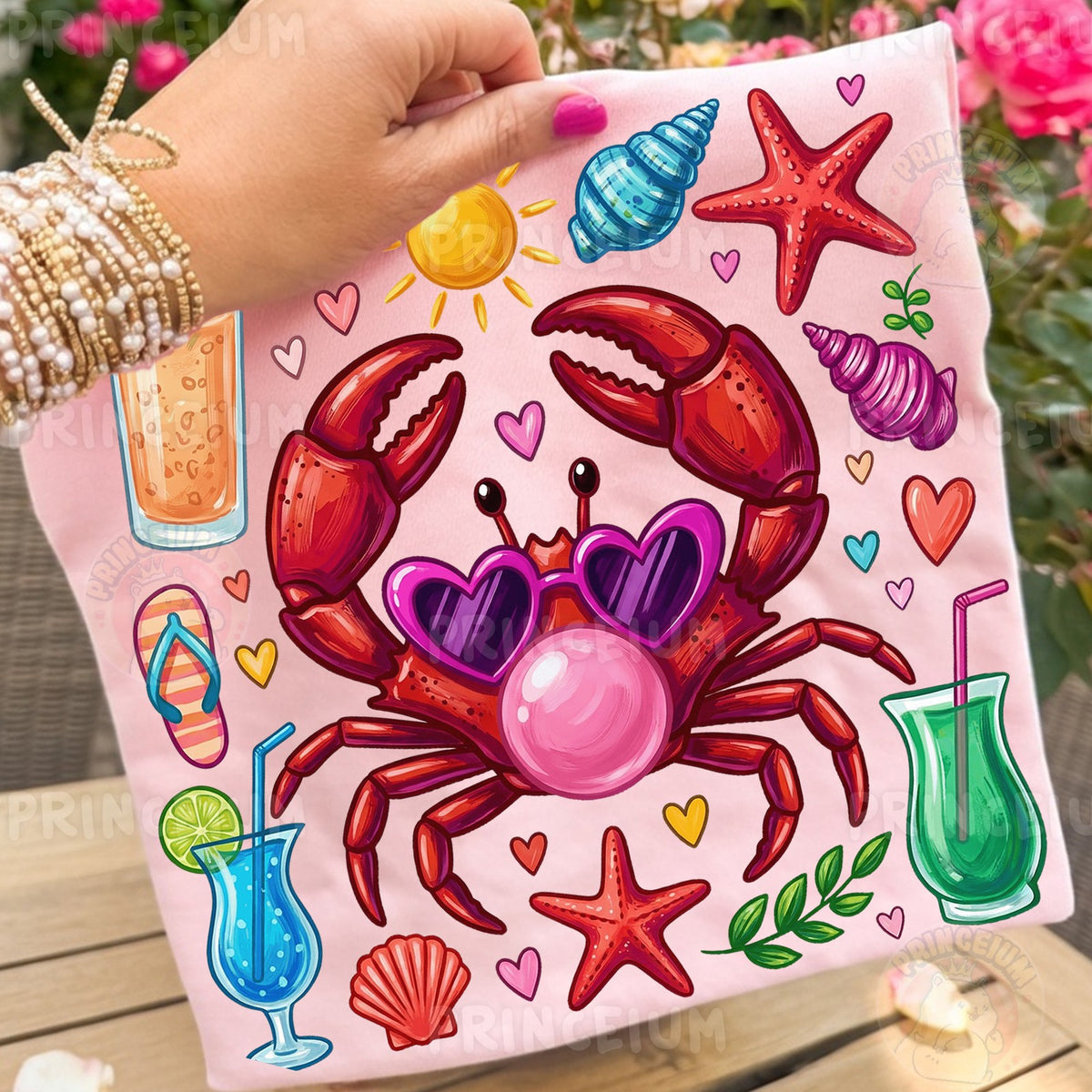 Bubblegum Crab Beach Vibes