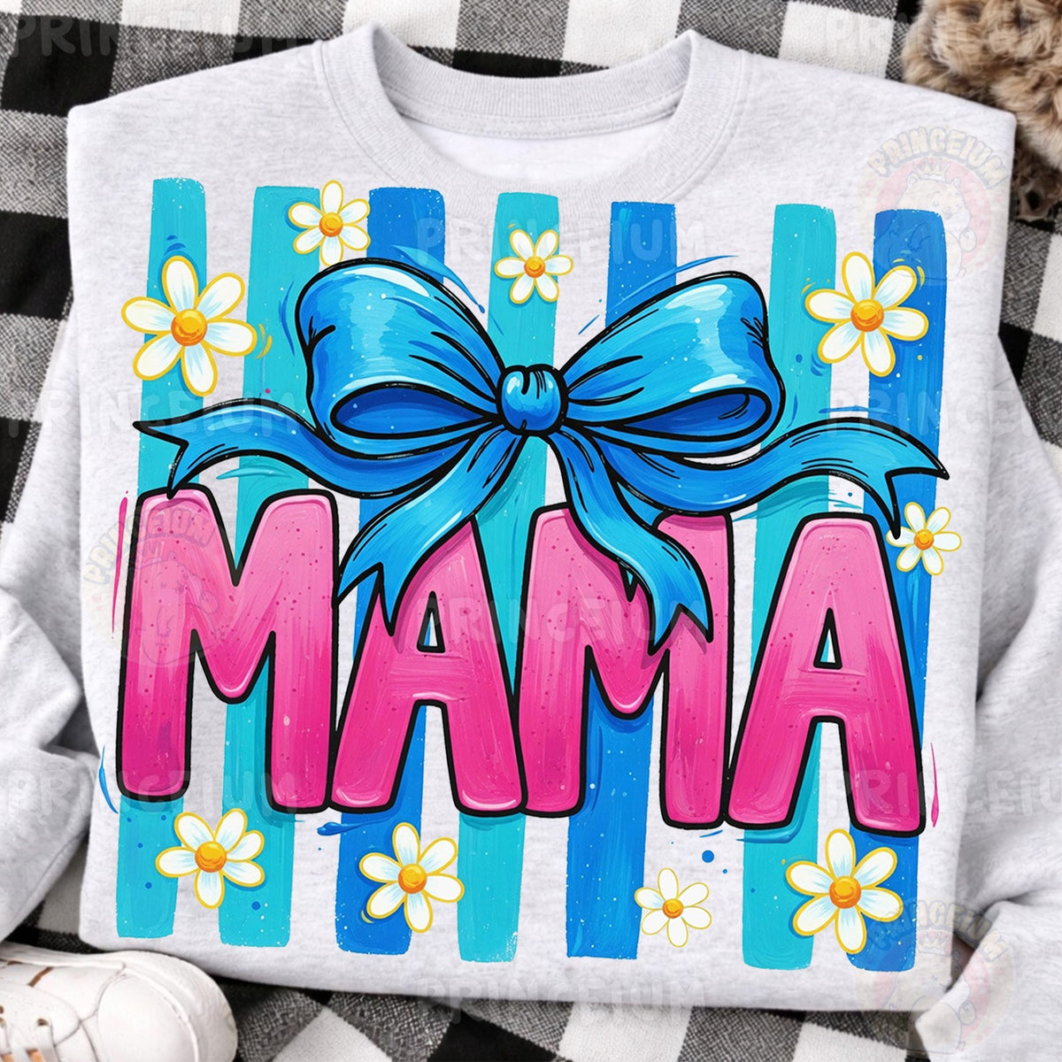 Mama Bow with Daisies