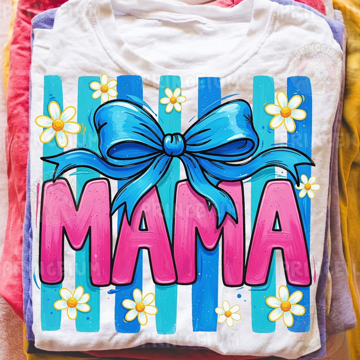 Mama Bow with Daisies