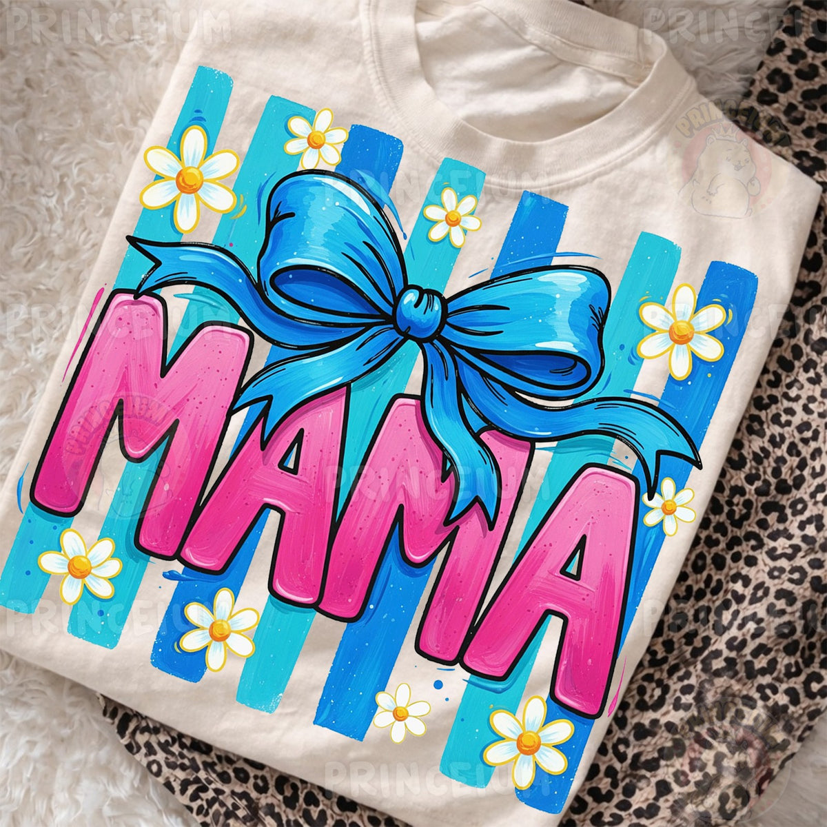 Mama Bow with Daisies