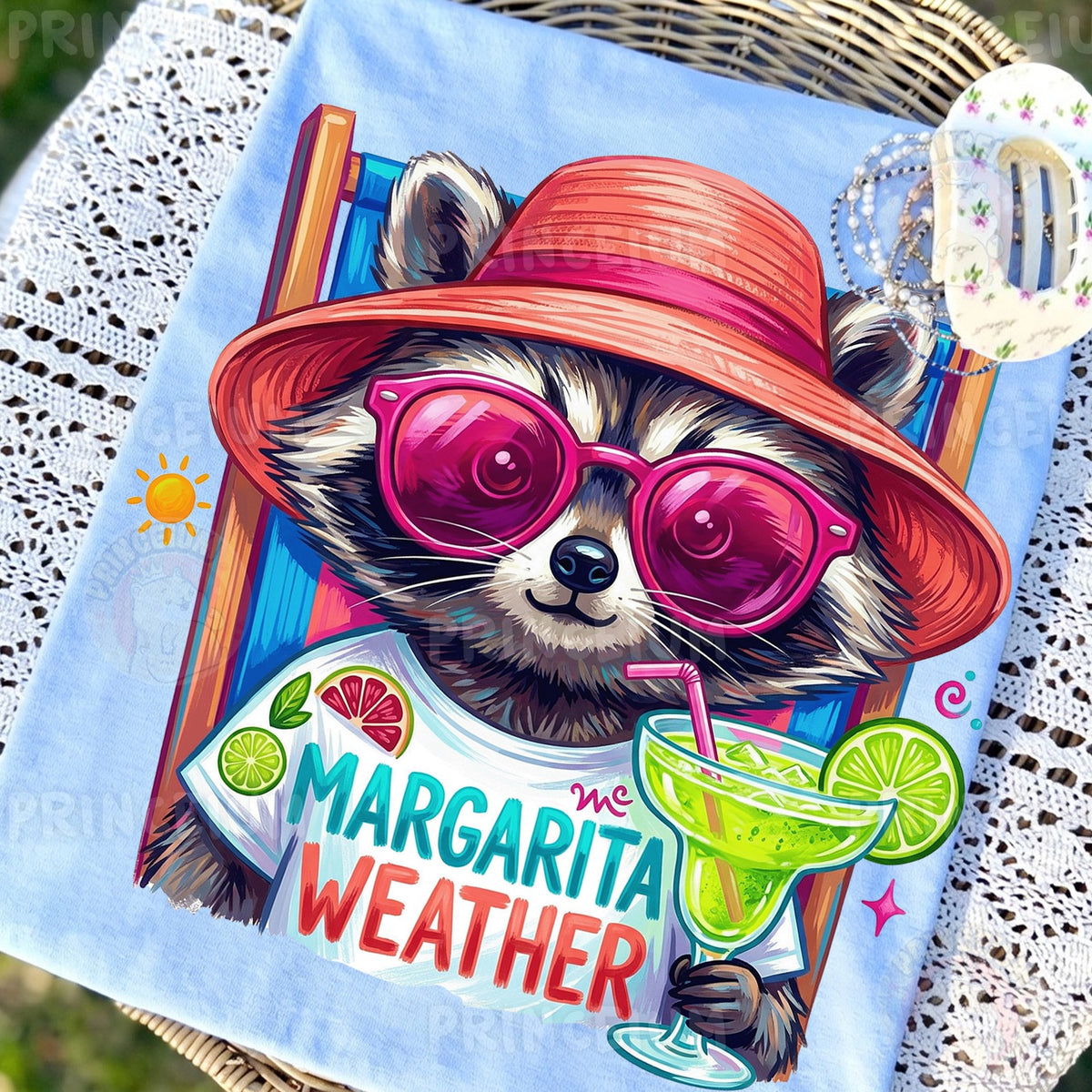 Margarita Weather Raccoon