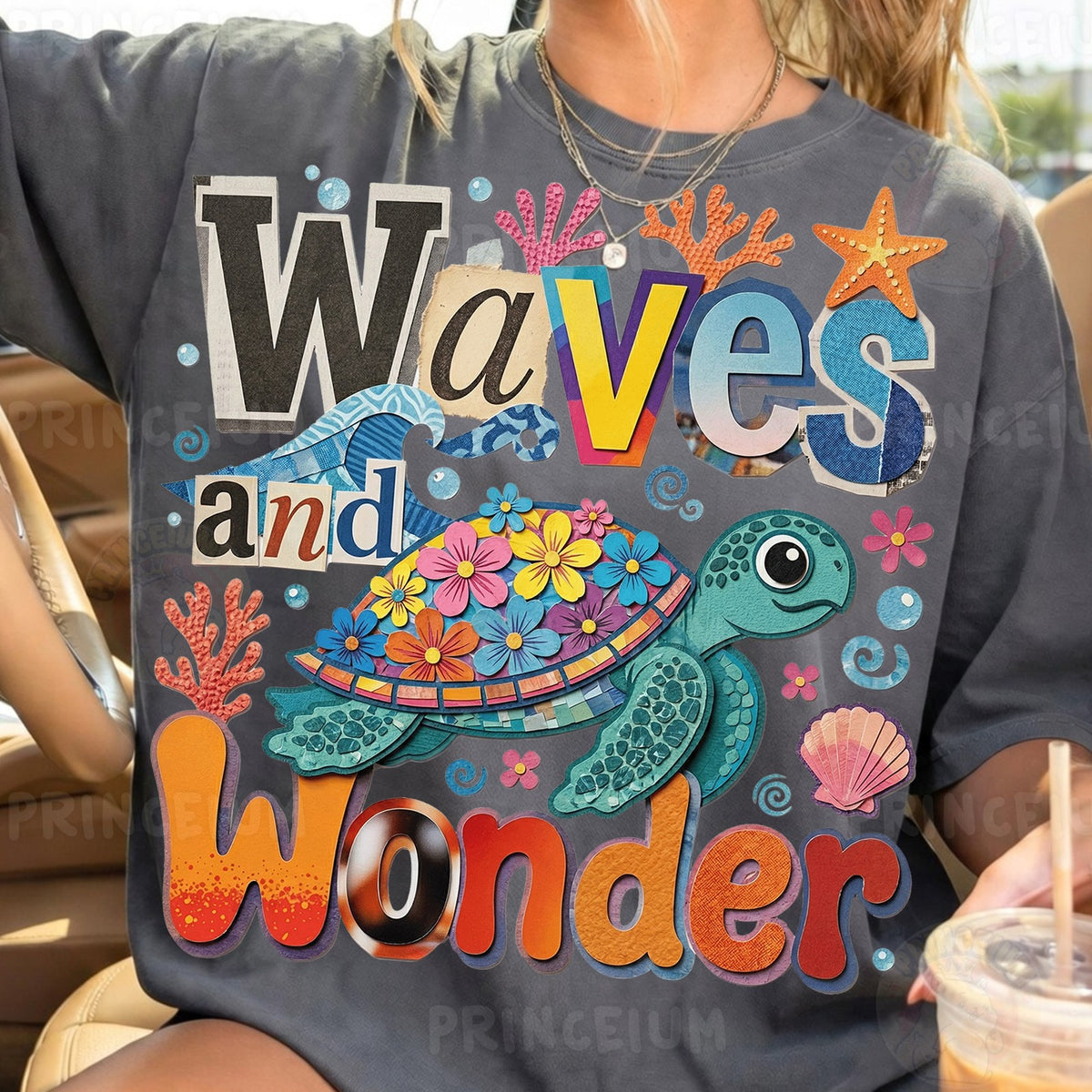 Waves and Wonder Sea Turtle