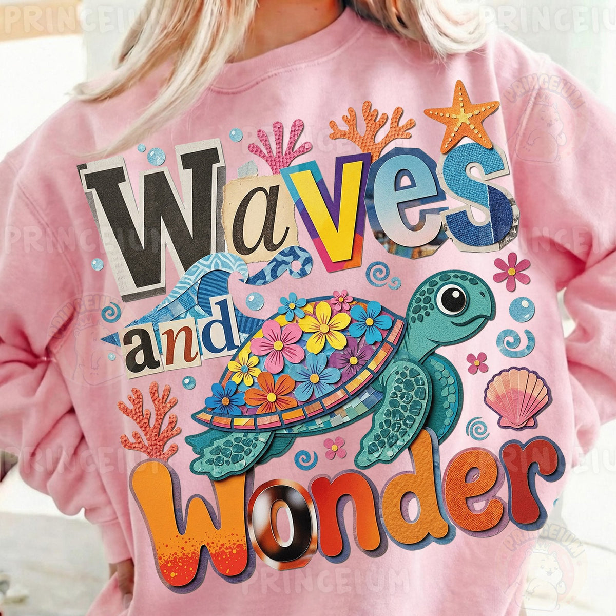 Waves and Wonder Sea Turtle