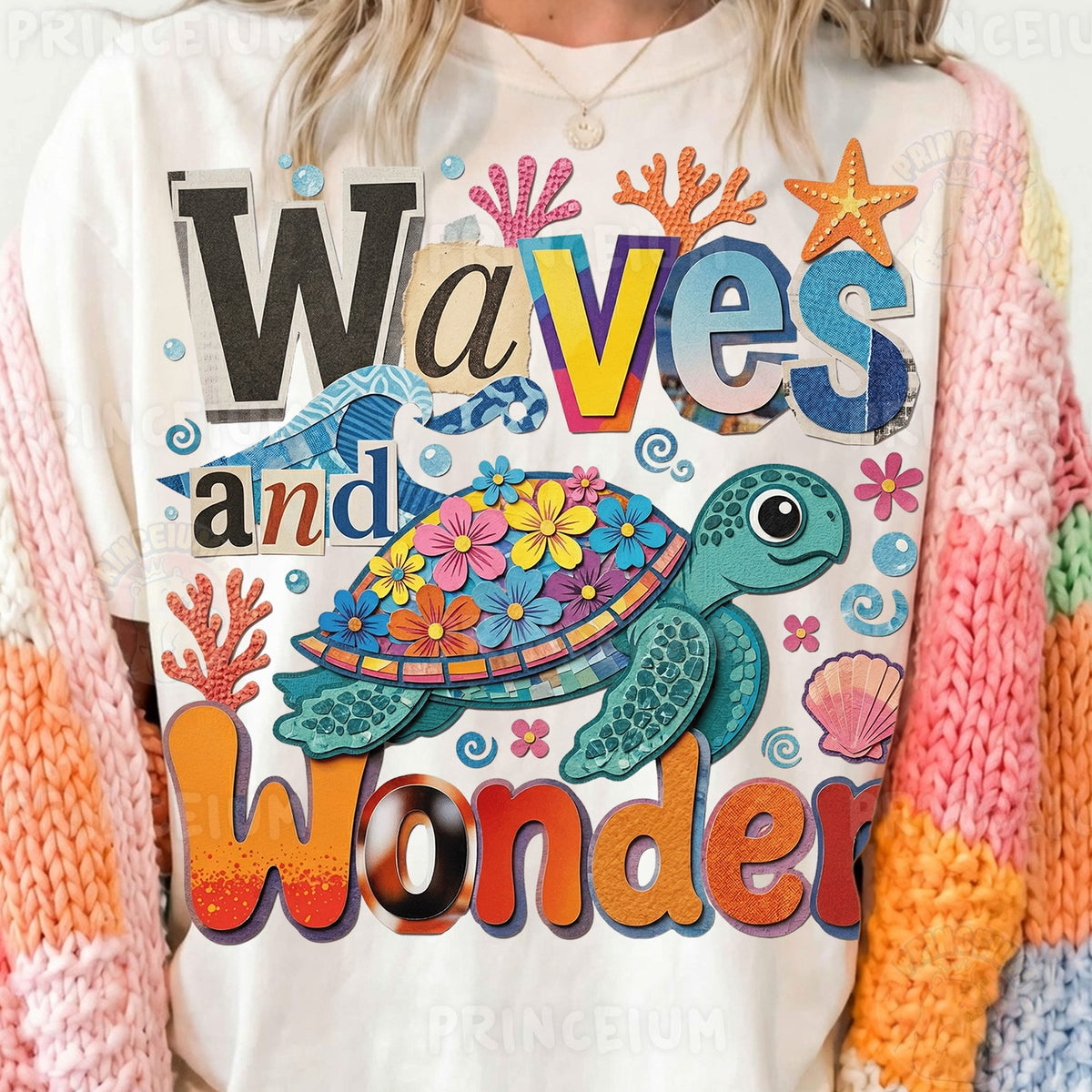 Waves and Wonder Sea Turtle