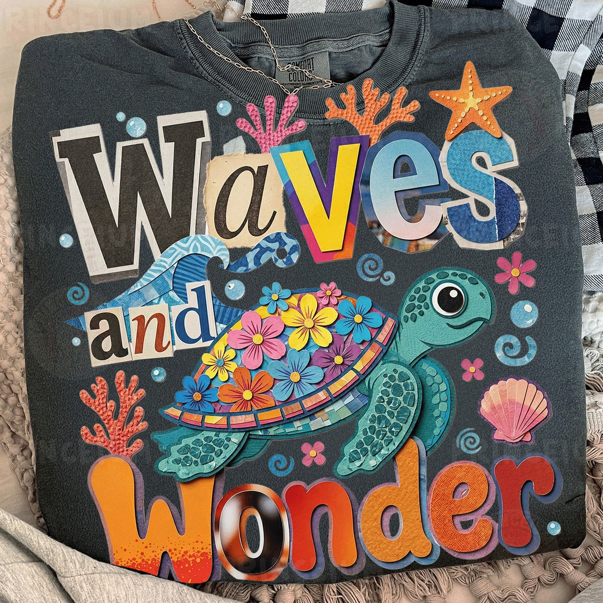Waves and Wonder Sea Turtle